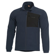 Sudadera ATHOS 2.0 fleece Midnight Blue con cierre central y 2 bolsillos