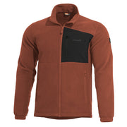 Sudadera ATHOS 2.0 Pentagon Maroon Red - forro polar, cierre central y 2 bolsillos