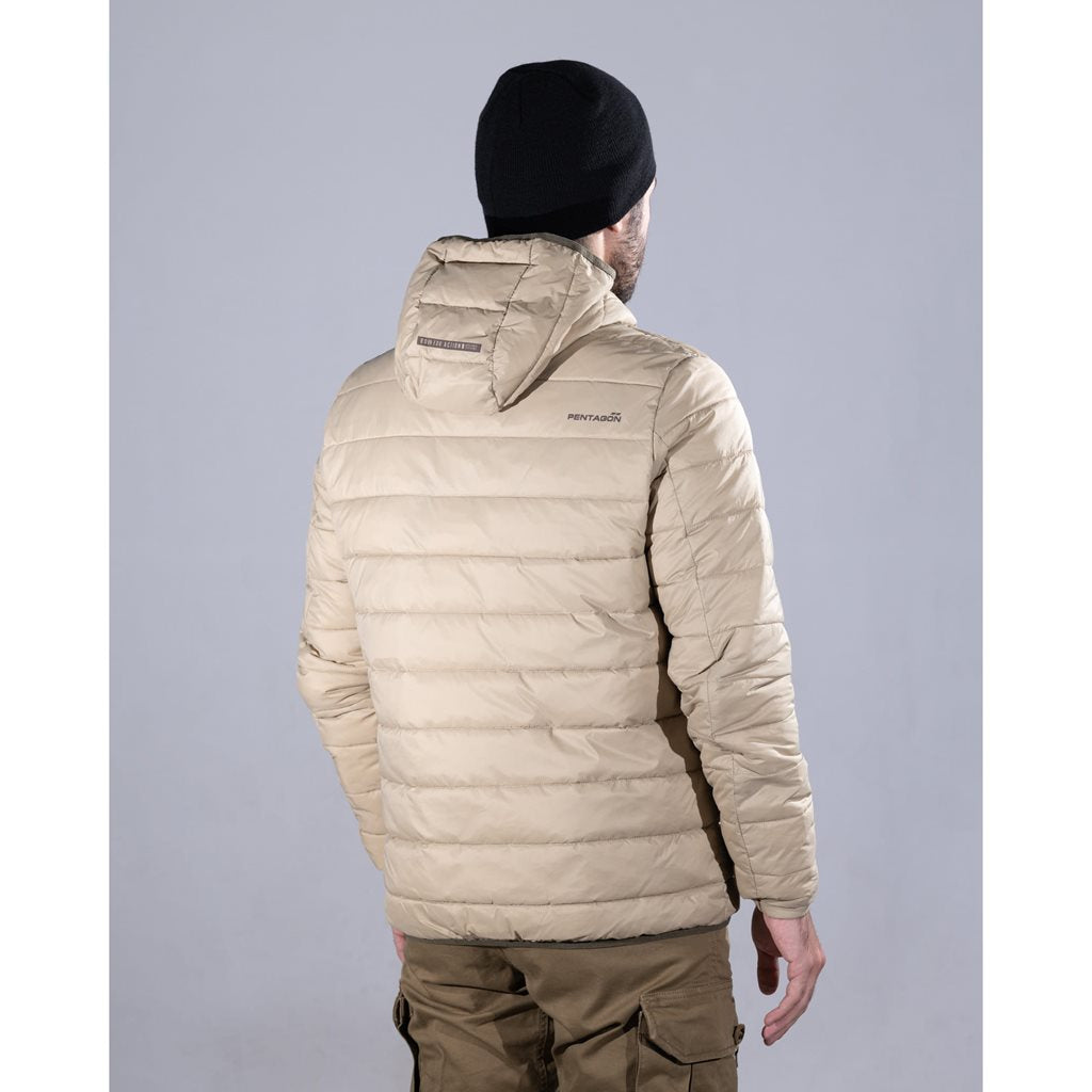 Chaqueta acolchada Aurora 2.0 con capucha color kaki