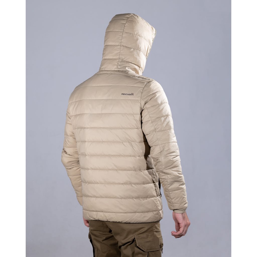 Chaqueta acolchada Aurora 2.0 con capucha color kaki