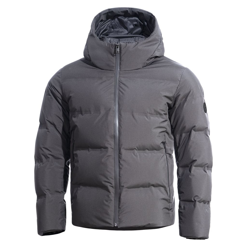 Chaqueta de plumón OMEGA DOWN gris, relleno 700 cuin