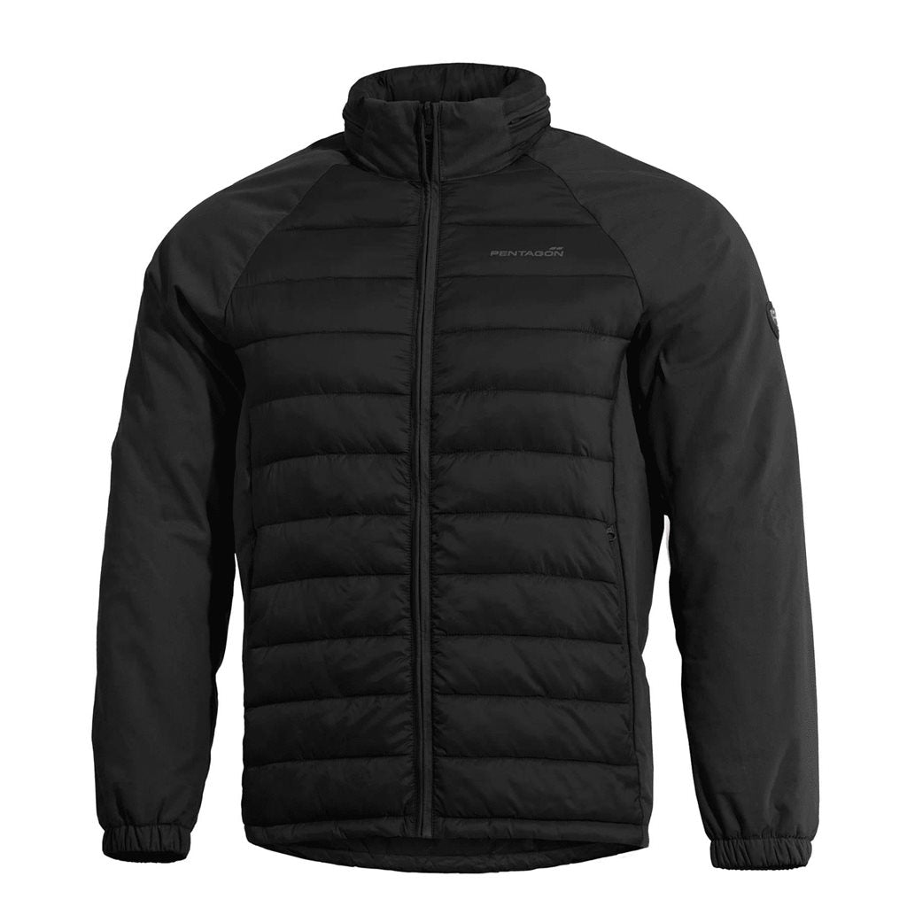 Chaqueta Neutron Hybrid Primaloft negra vista frontal