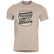 Camiseta PENTAGON A.C.R. color COYOTE manga corta con motivo