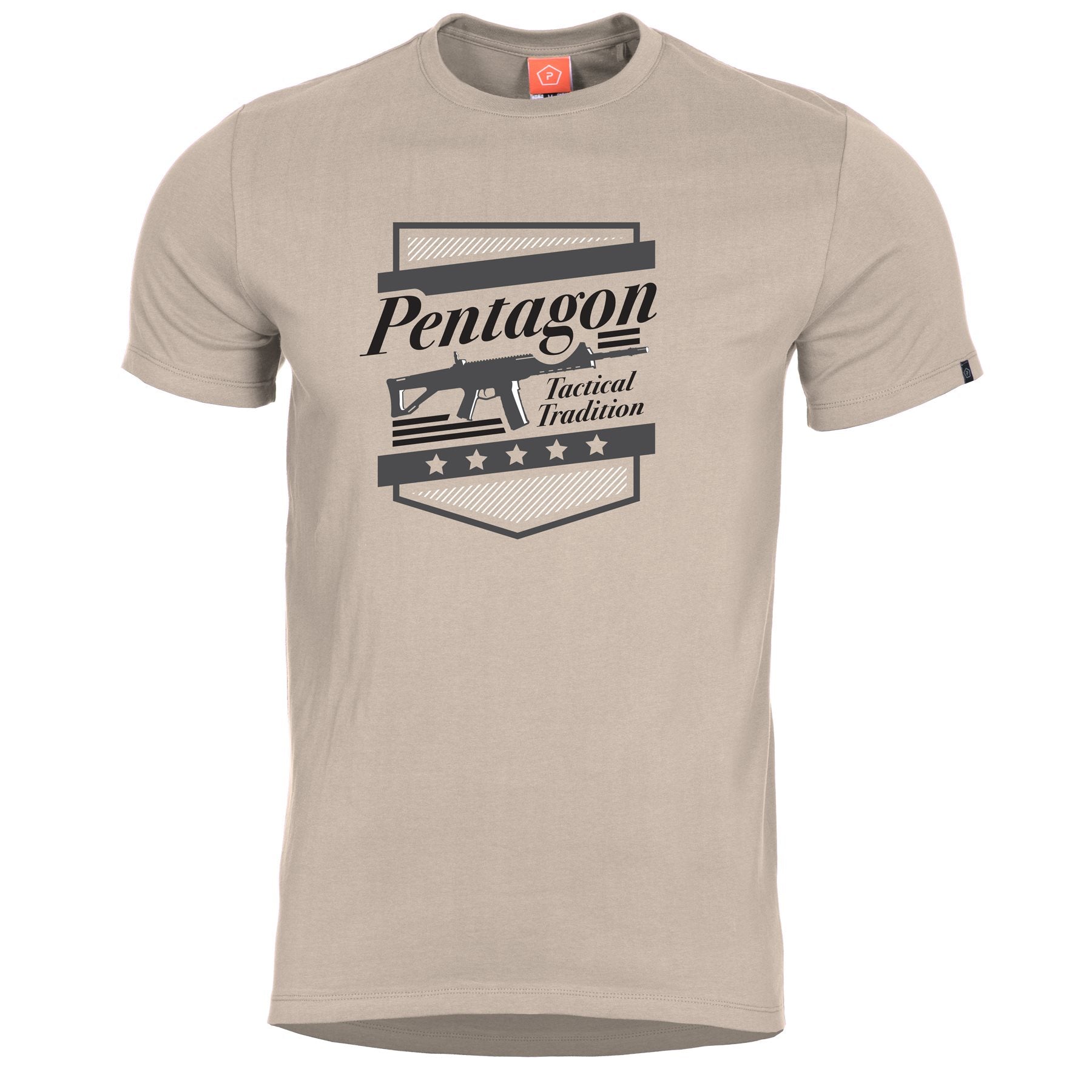 Camiseta PENTAGON A.C.R. color COYOTE manga corta con motivo
