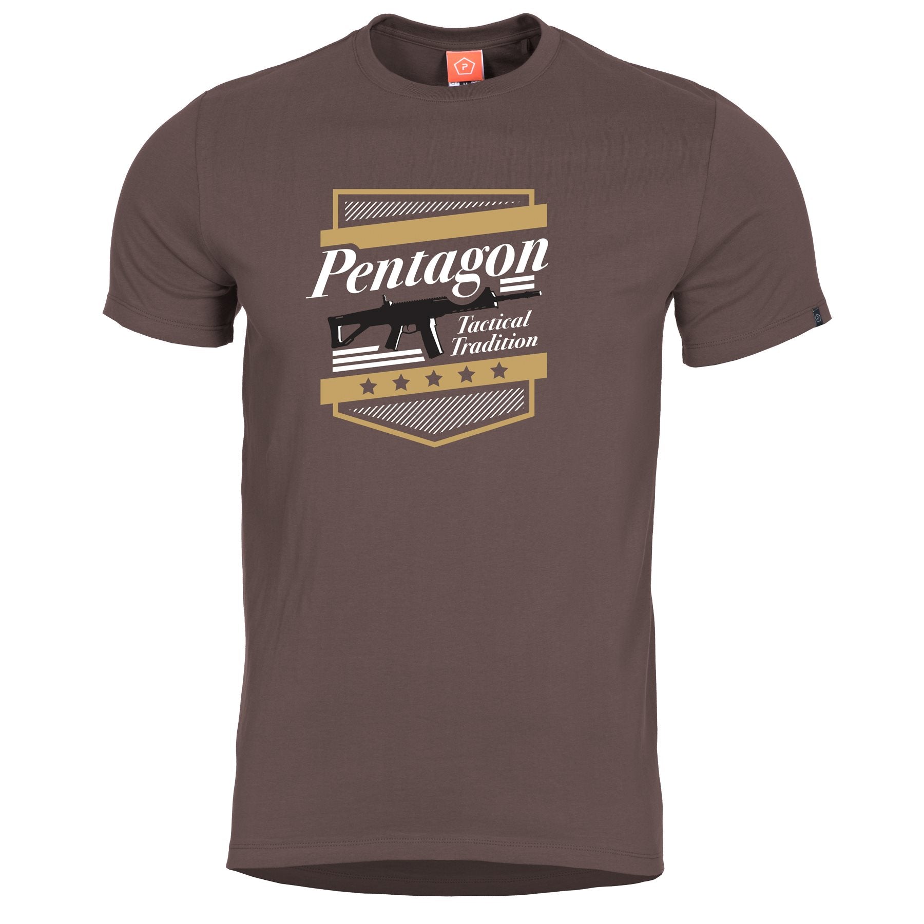 Camiseta PENTAGON A.C.R. Terra Brown, vista frontal