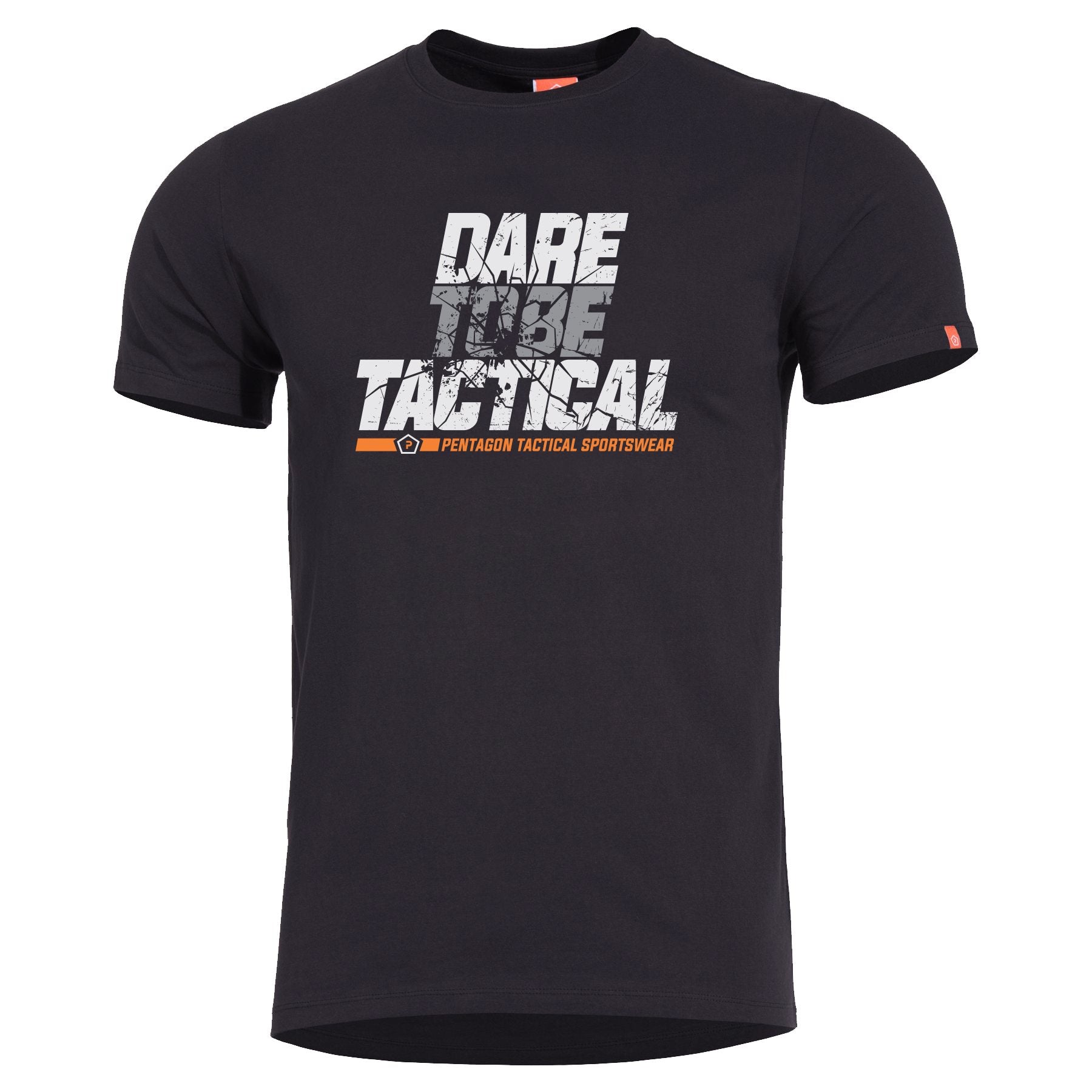 Camiseta DARE TO BE TACTICAL negra de PENTAGON con motivo