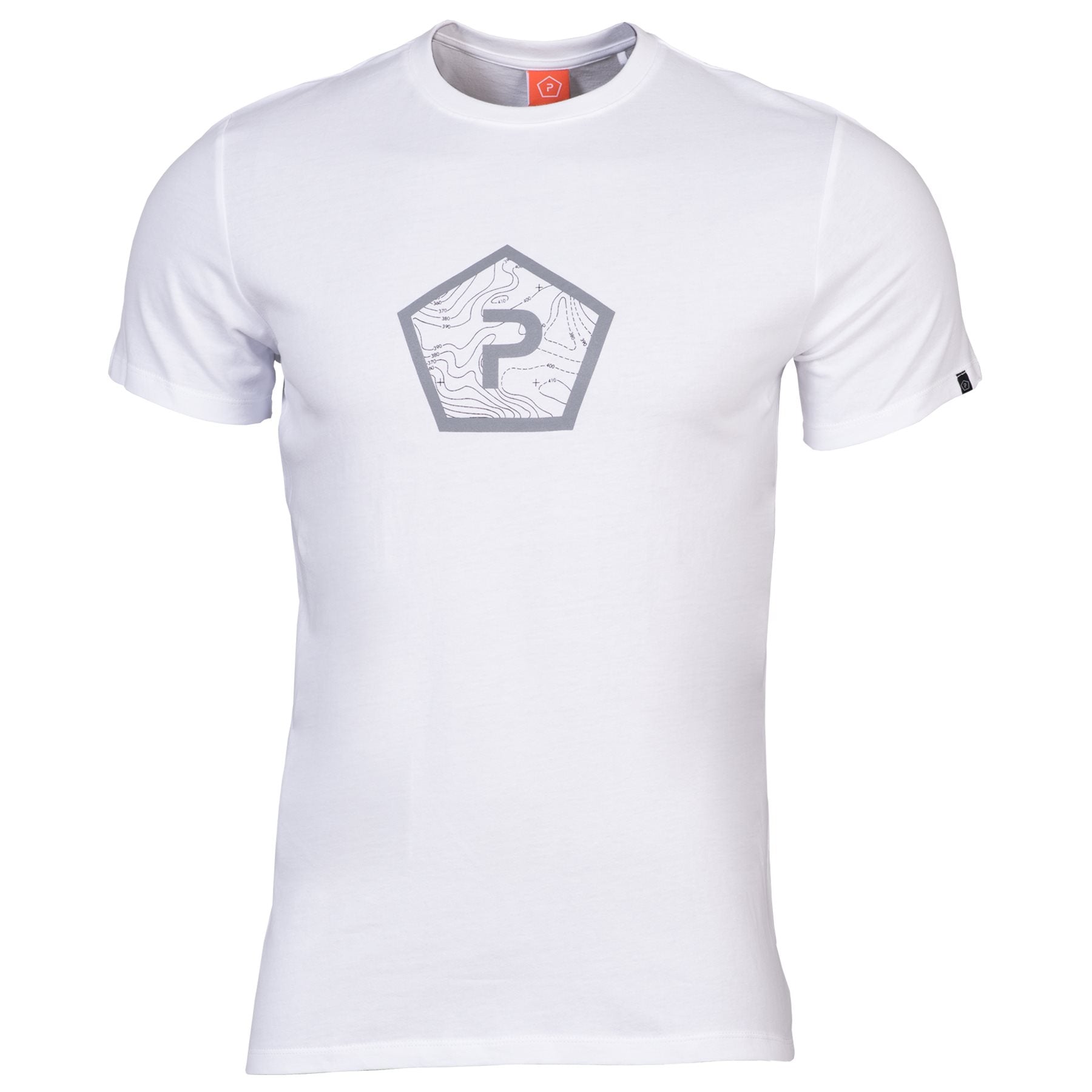 Camiseta PENTAGON negra con motivo, ligera y de secado rápido