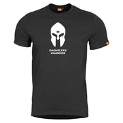 Camiseta negra SPARTAN HELET de PENTAGON vista frontal