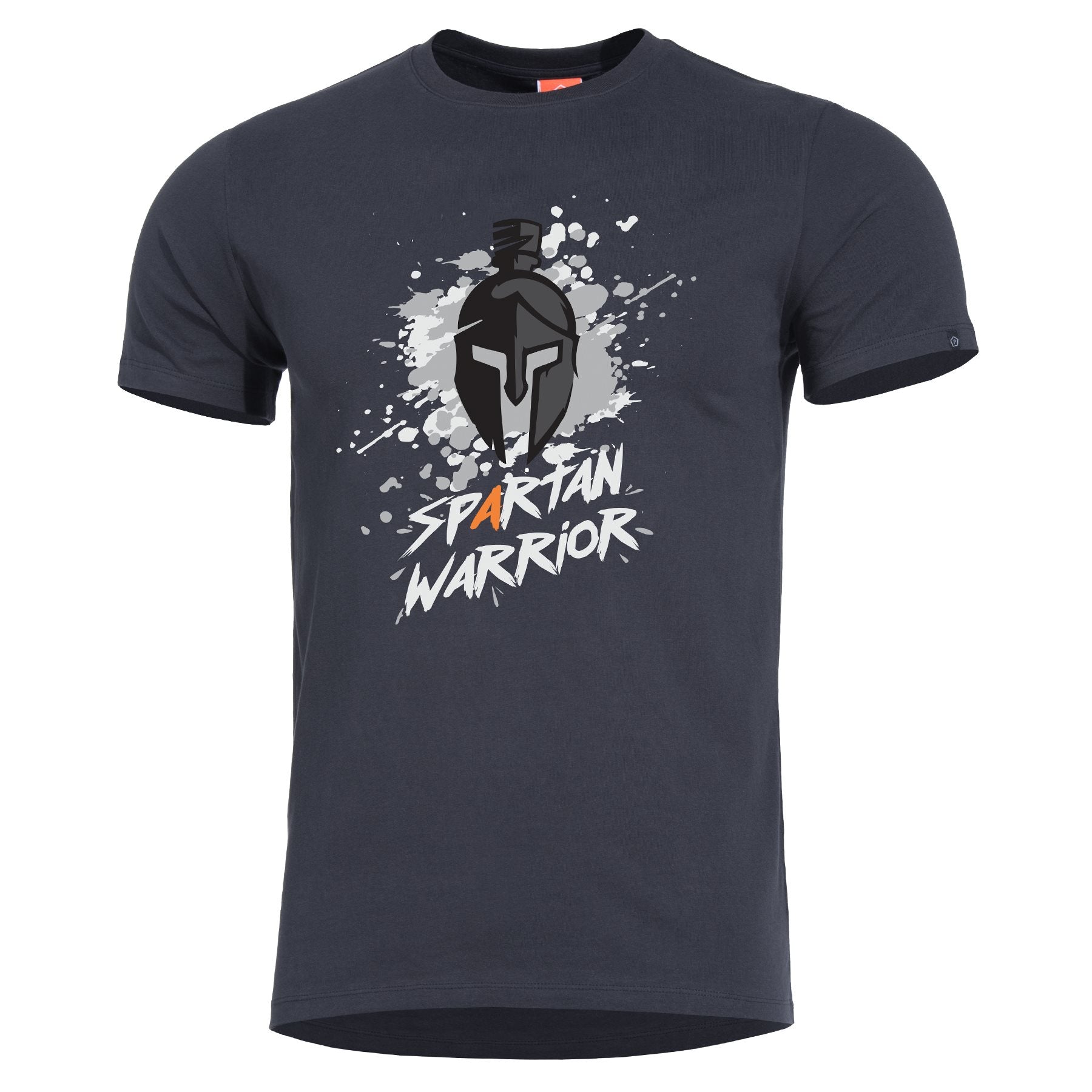 Camiseta SPARTAN WARRIOR negra de PENTAGON, vista frontal