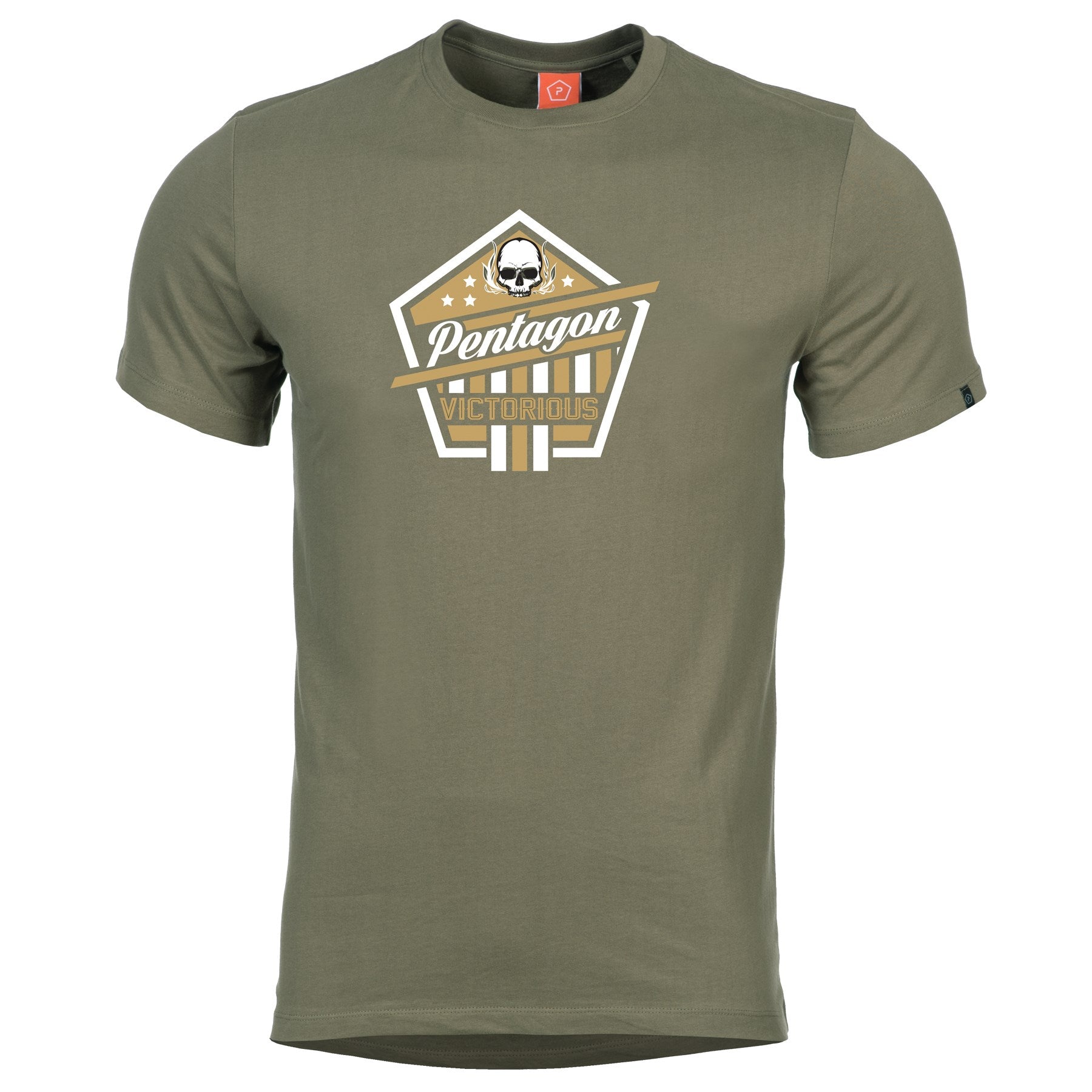 Camiseta VICTORIOUS PENTAGON verde con motivo