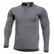Camiseta ROMEO HENLEY manga larga WOLF GREY de PENTAGON
