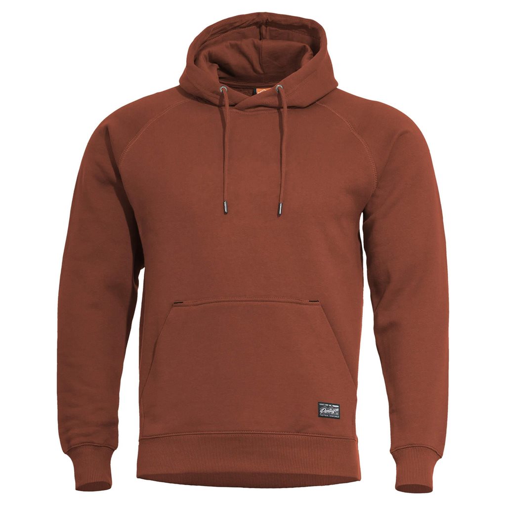 Sudadera PHAETON con capucha MAROON RED de PENTAGON TACTICAL, tejido suave y cálido