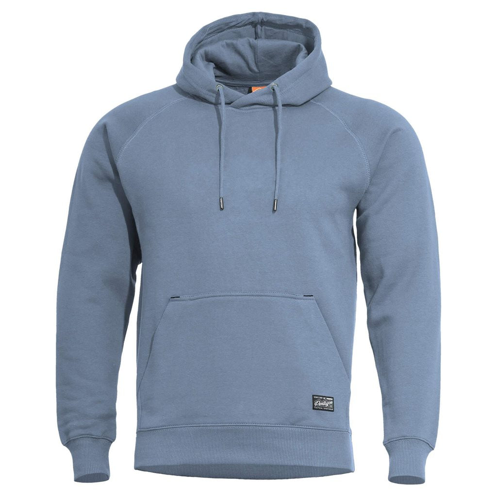 Sudadera PHAETON con capucha Dawn Blue de Pentagon Tactical. Tejido suave y cálido que previene malos olores.