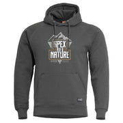 Sudadera gris PHAETON APEX OF NATURE con capucha, marca Pentagon Tactical