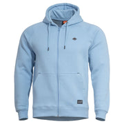 Sudadera PHAETON con cremallera y capucha en color LAGOON BLUE, marca PENTAGON TACTICAL