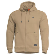 Sudadera PHAETON con cremallera y capucha color tan brown (PENTAGON TACTICAL)