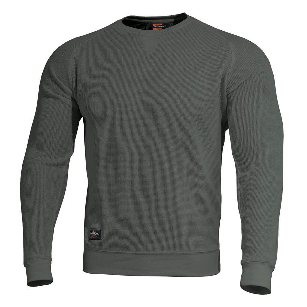 Jersey ELYSIUM CAMO GREEN de Pentagon Tactical, corte anatómico y puños elásticos