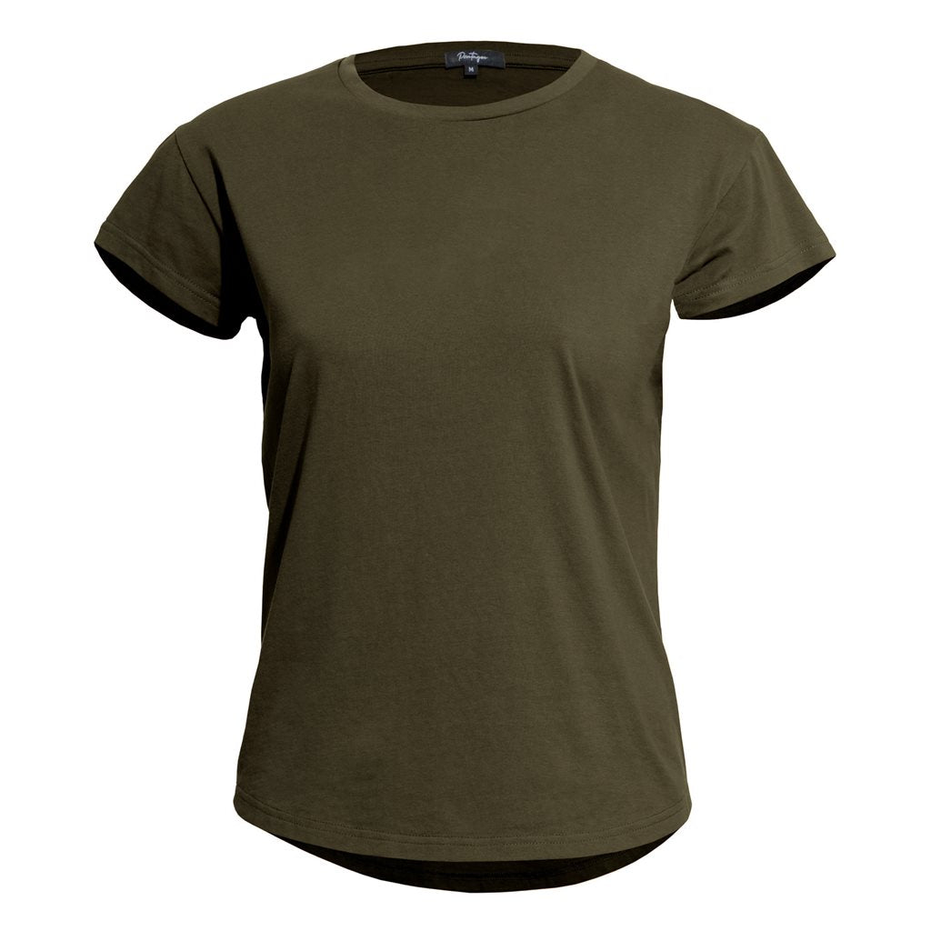 Camiseta de mujer WHISPER BANK en algodón ring-spun - cómoda y resistente