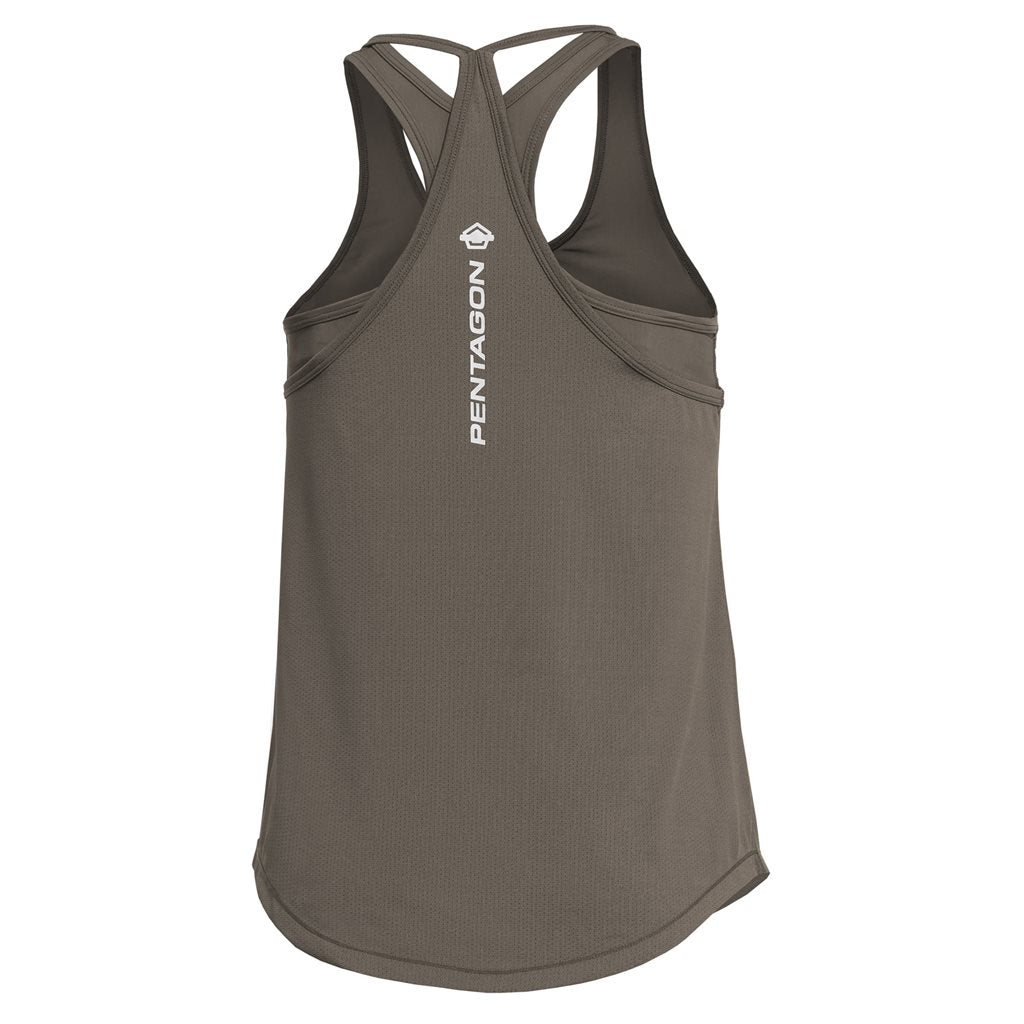Top deportivo UNITY MESH para mujer, transpirable con orificios láser y sujetador integrado