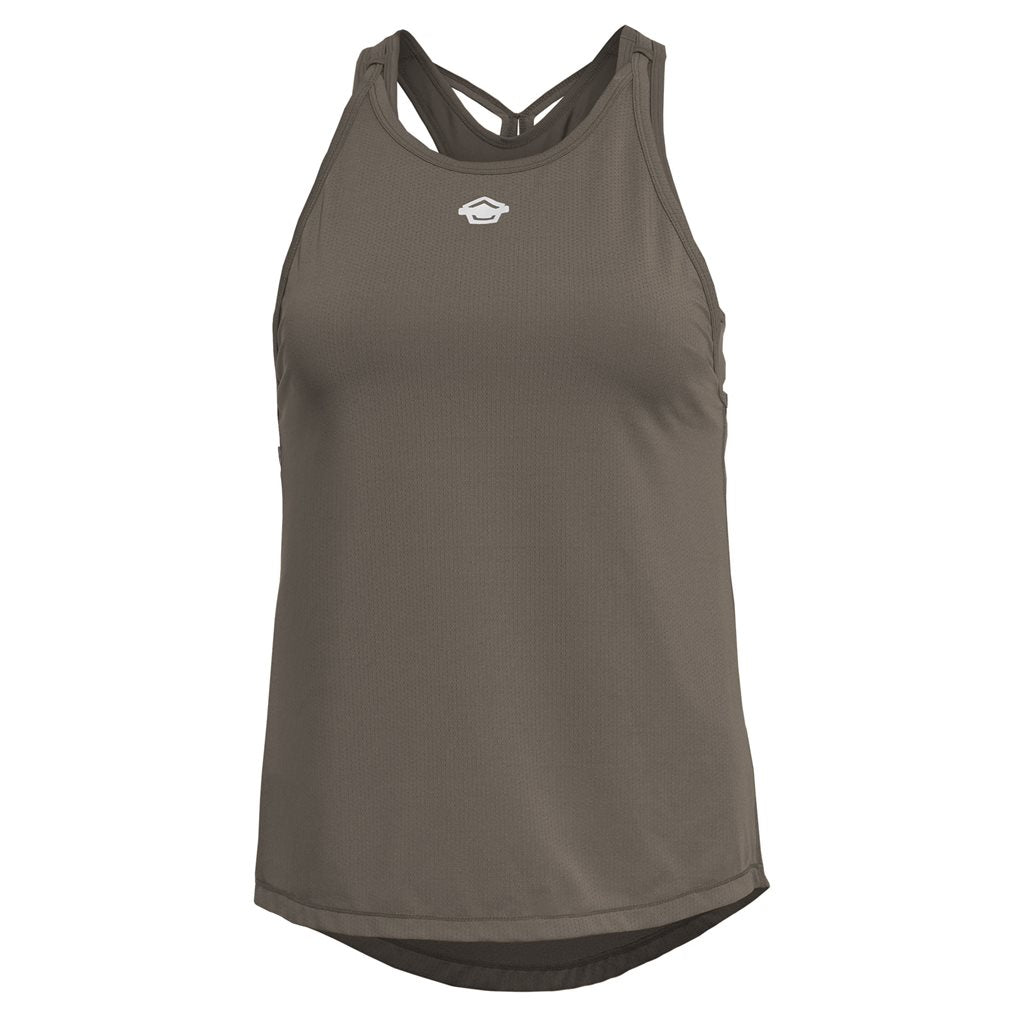 Top deportivo UNITY MESH para mujer, transpirable con orificios láser y sujetador integrado