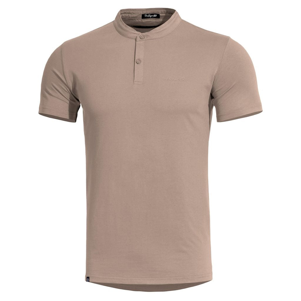 Camiseta ROMEO HENLEY 2.0 manga corta PENTAGON - algodón ring-spun