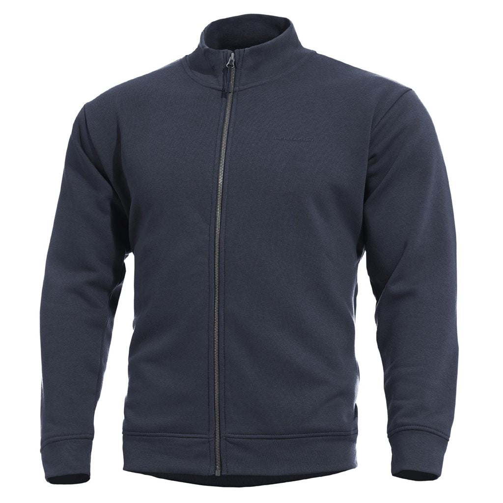 Sudadera HIGHNECK con cremallera, perfil bajo, mezcla premium resistente y transpirable