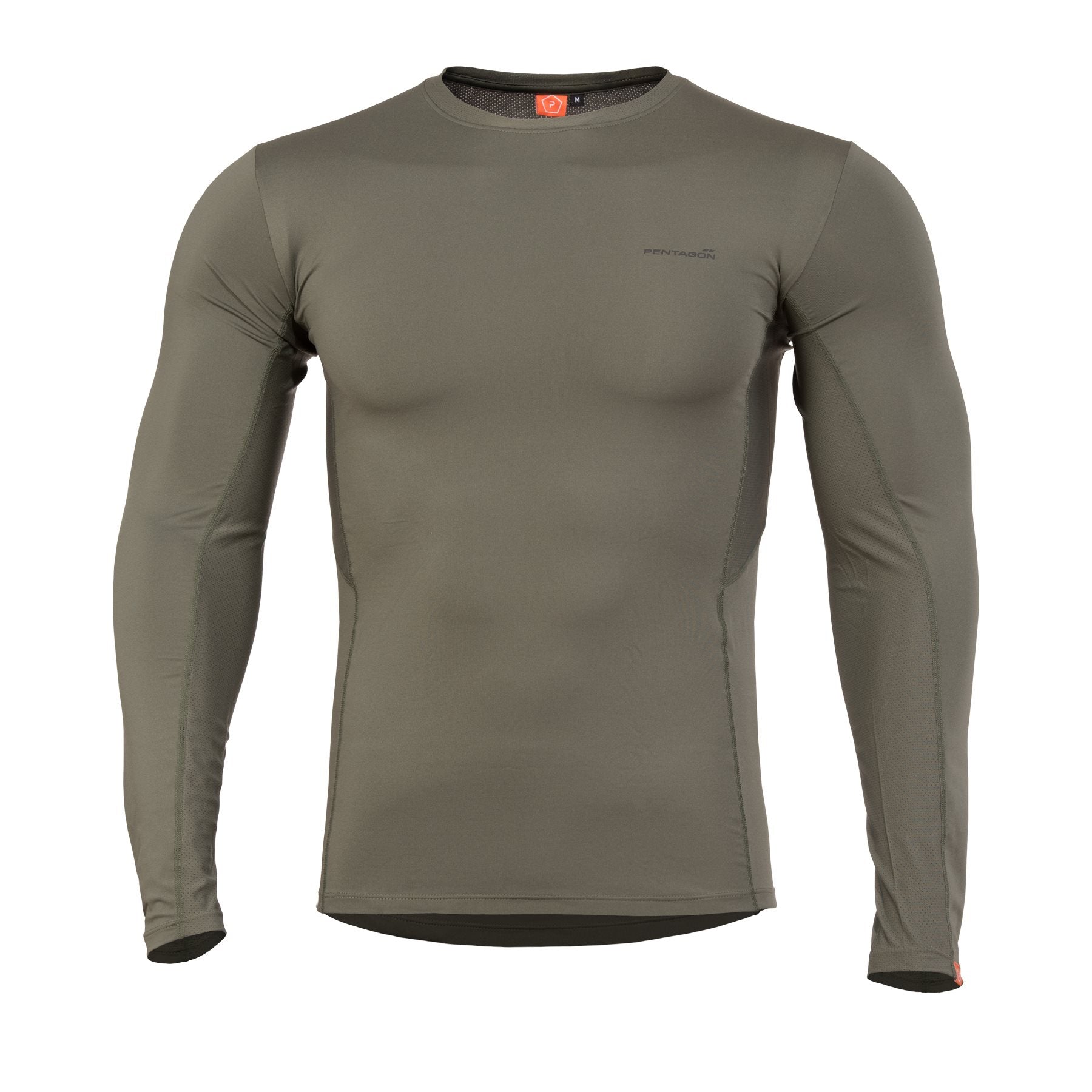Camiseta funcional APOLLO verde de manga larga