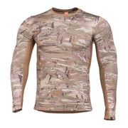 Camiseta funcional APOLLO manga larga de PENTAGON TACTICAL con ventilación en espalda y axilas
