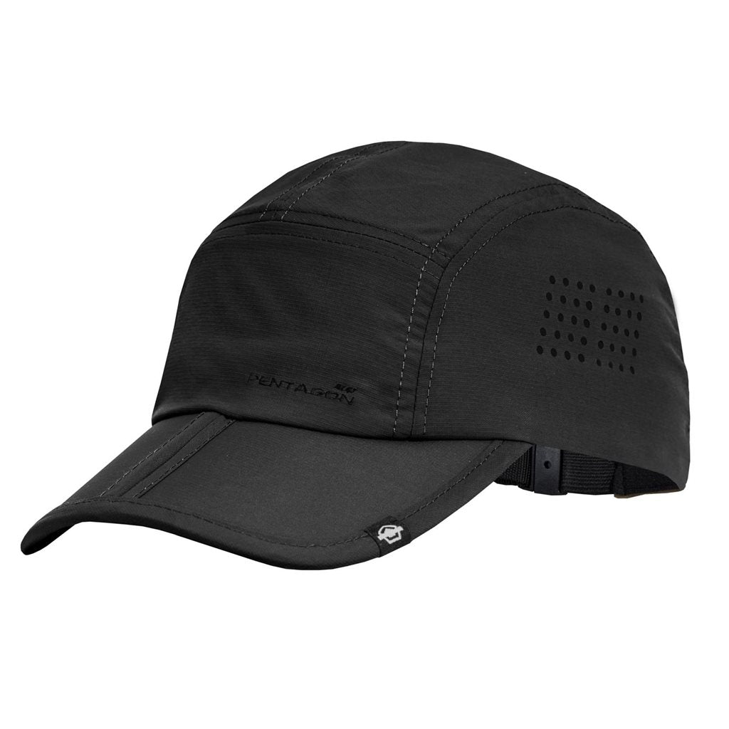 Gorra ZAKROS plegable rip-stop KHAKI, nylon con ventilación