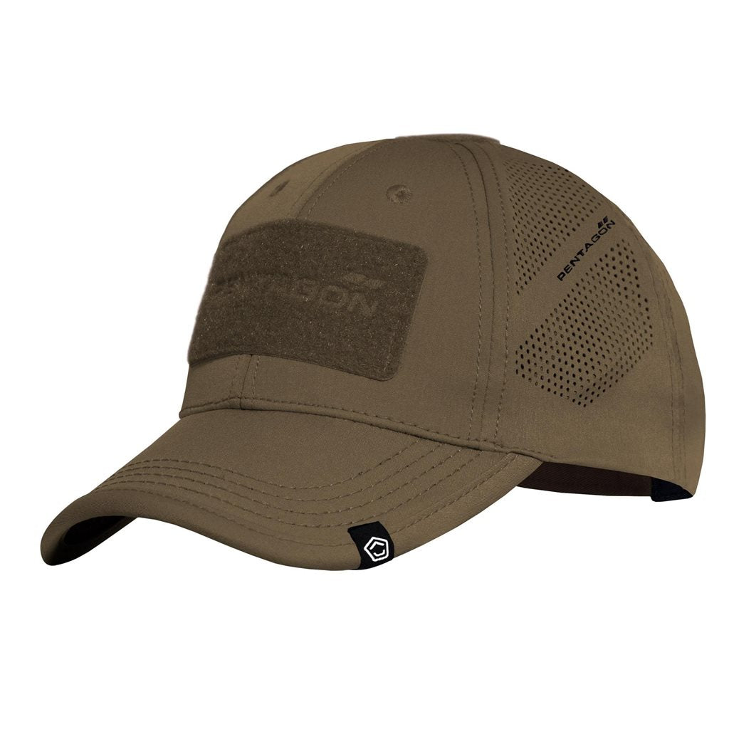 Gorra táctica AEOLUS negra con orificios láser