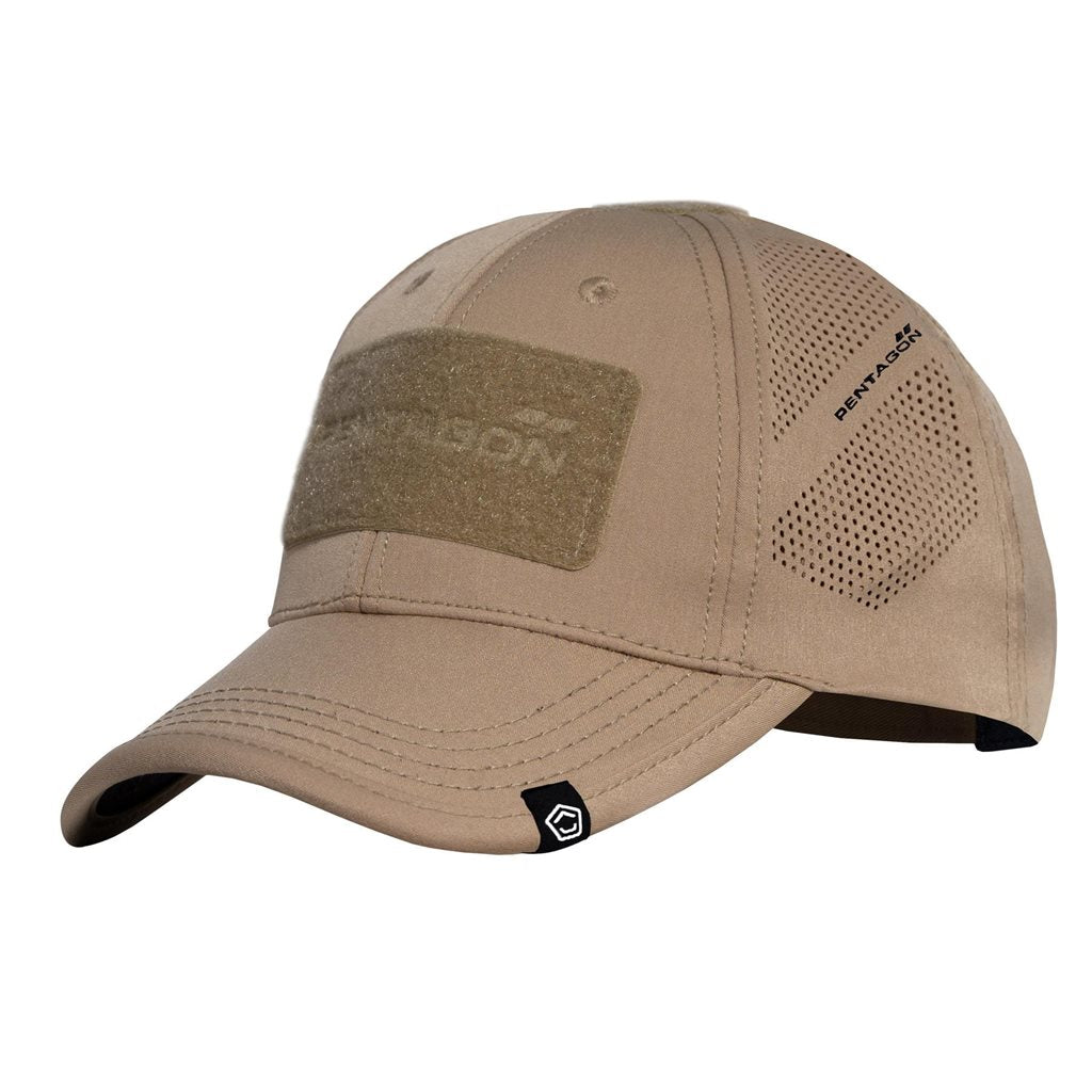 Gorra táctica AEOLUS negra con orificios láser
