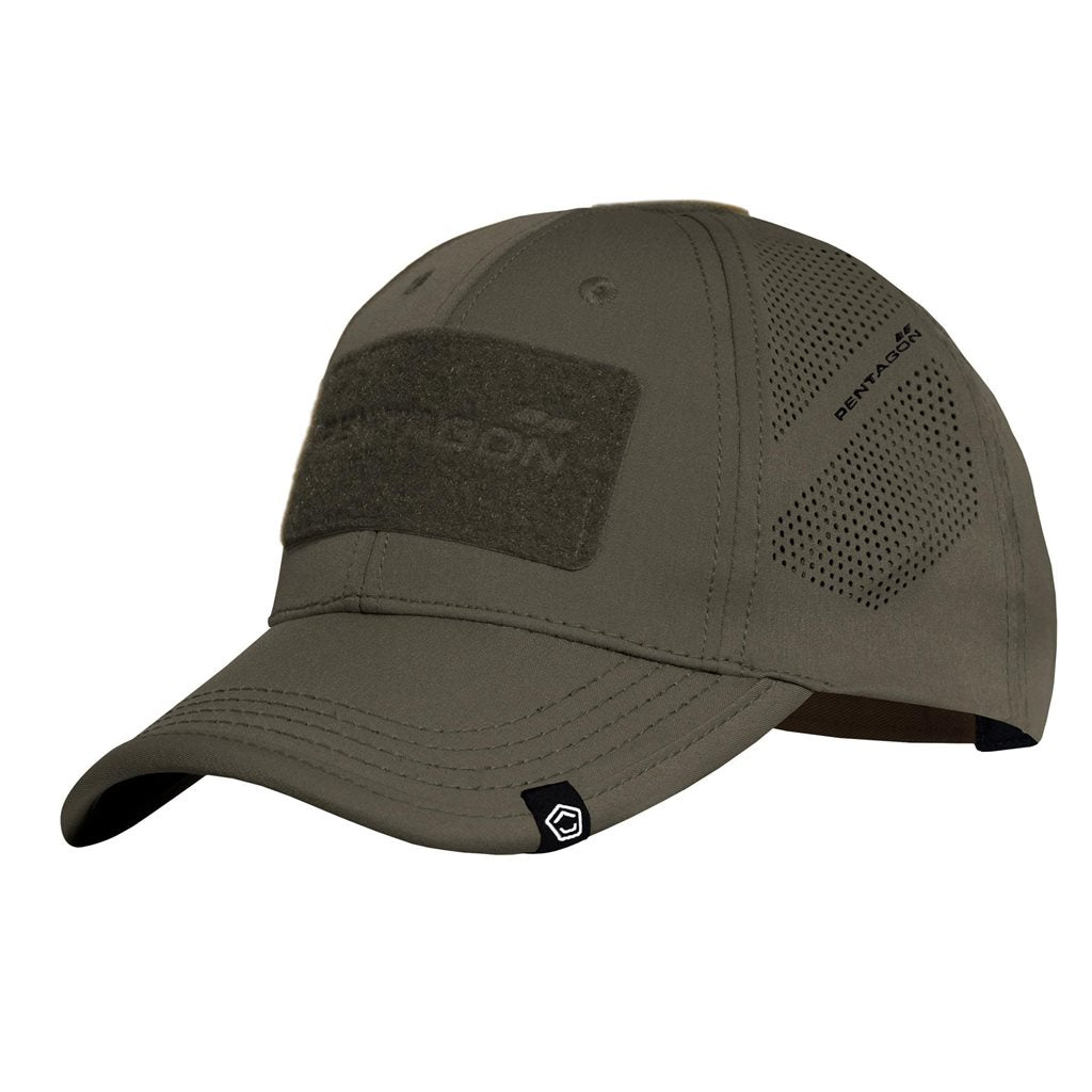 Gorra táctica AEOLUS negra con orificios láser