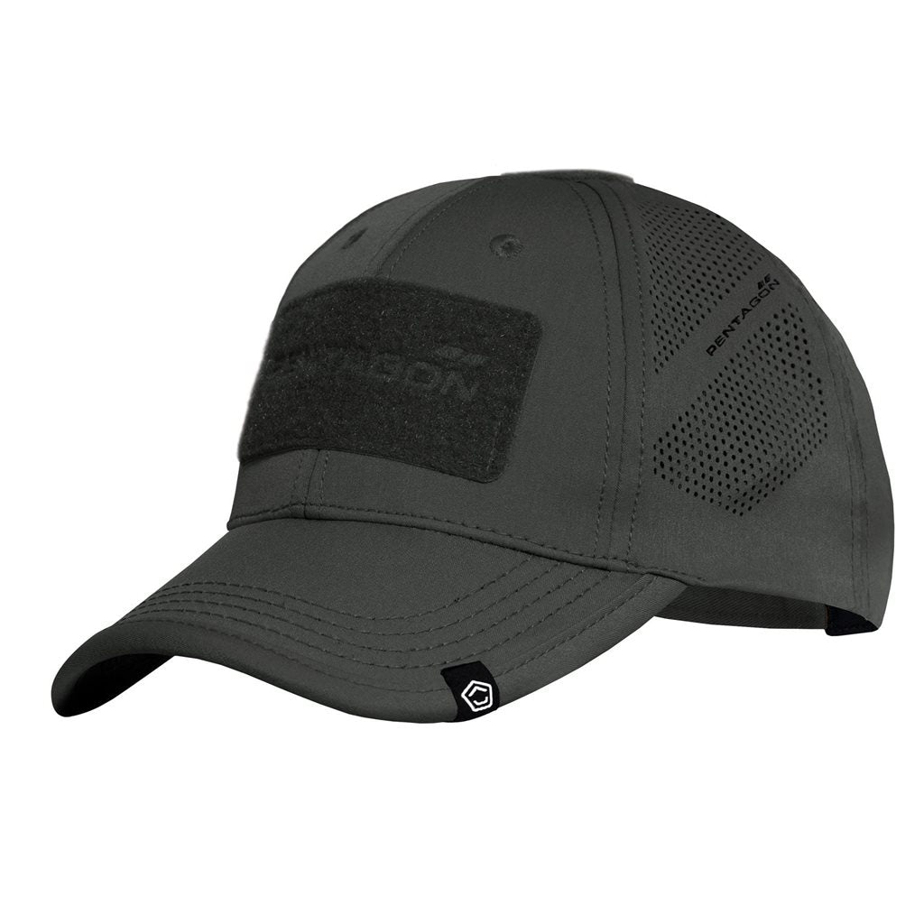 Gorra táctica AEOLUS negra con orificios láser
