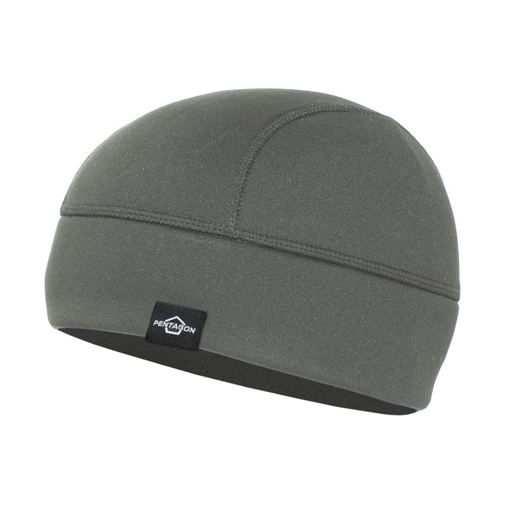 Gorro ARCTIC negro con forro de fleece ultrasuave, costuras planas y logo PENTAGON en lateral
