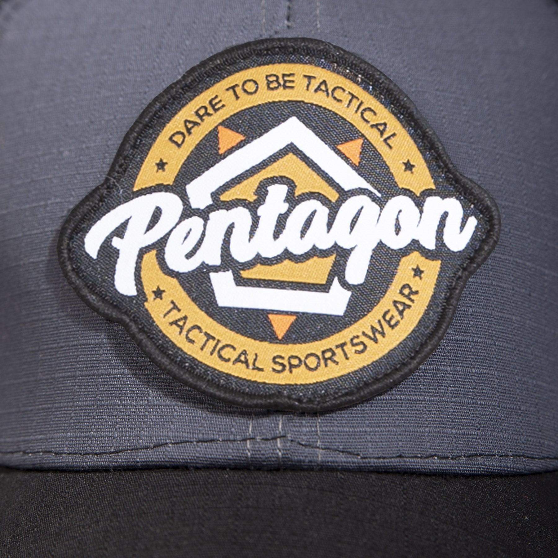 Gorra con malla y logo PENTAGON gris/negro (K13048-PE)