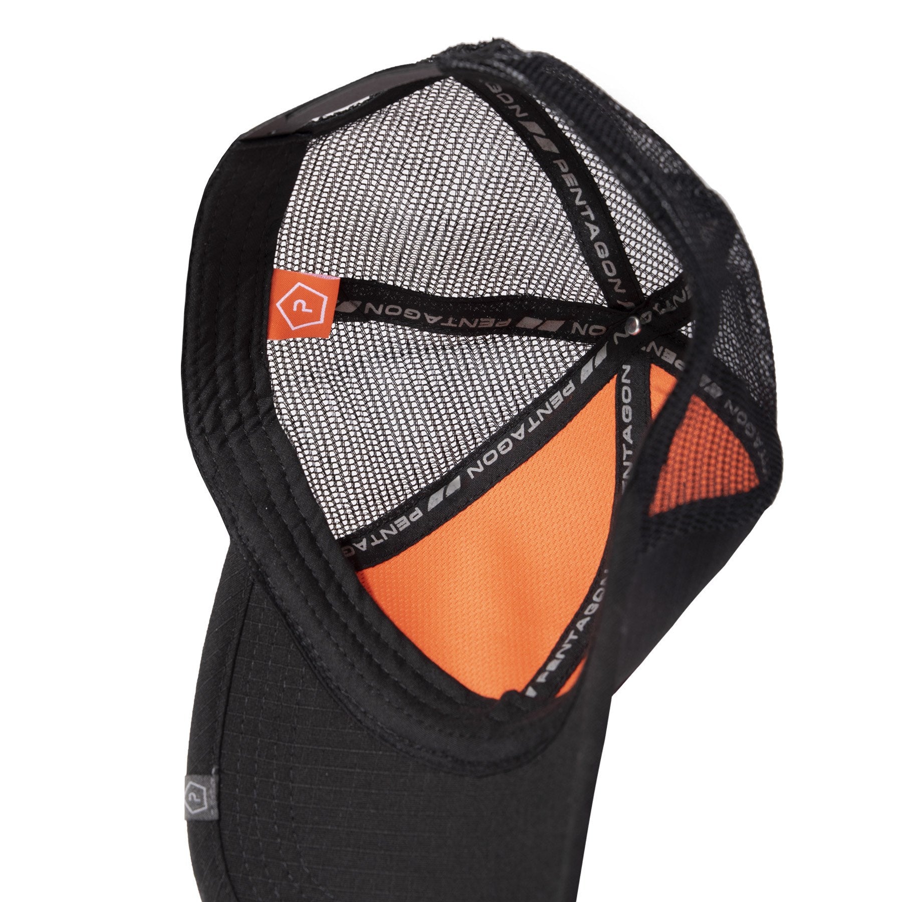 Gorra con malla y logo PENTAGON gris/negro (K13048-PE)