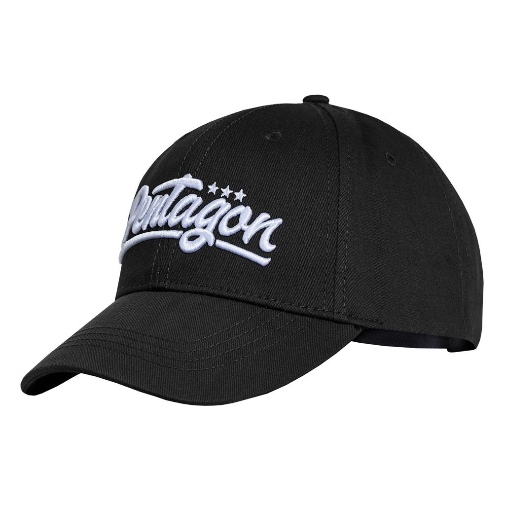 Gorra COMPETITOR BB CAP negra con bordado PENTAGON, vista frontal