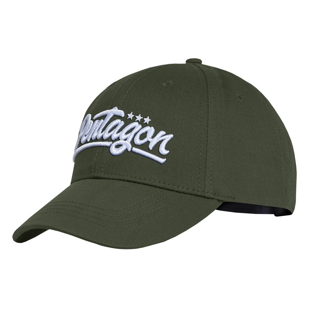 Gorra COMPETITOR BB CAP negra con bordado PENTAGON, vista frontal