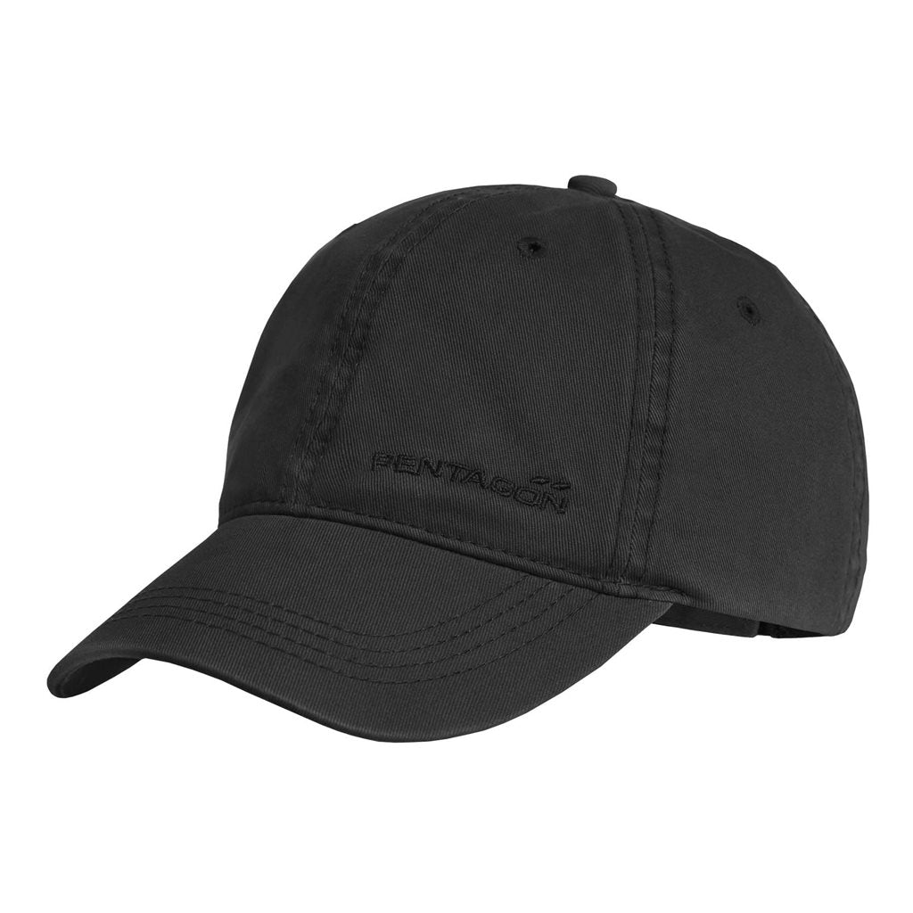 Gorra MIKE TWILL BB Cap Pentagon negra con bordado PENTAGON
