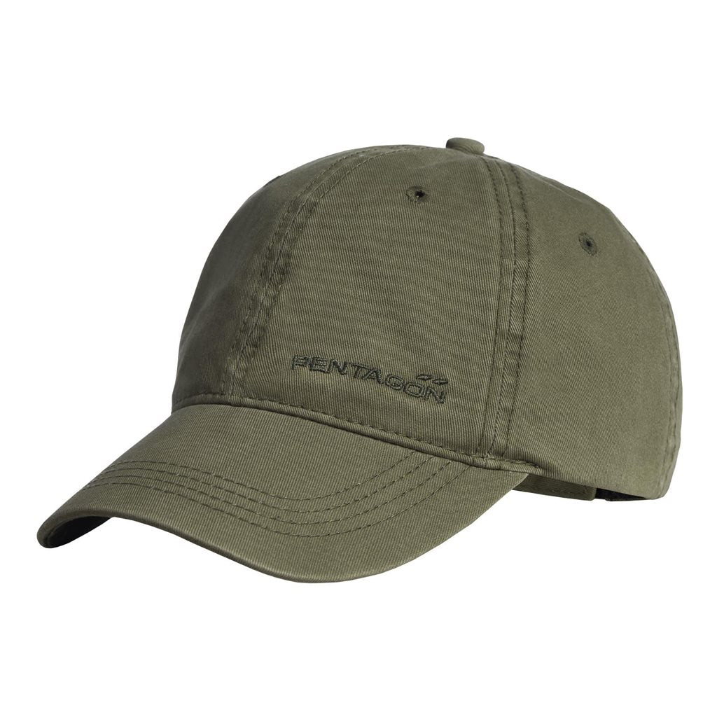 Gorra MIKE TWILL BB Cap Pentagon negra con bordado PENTAGON
