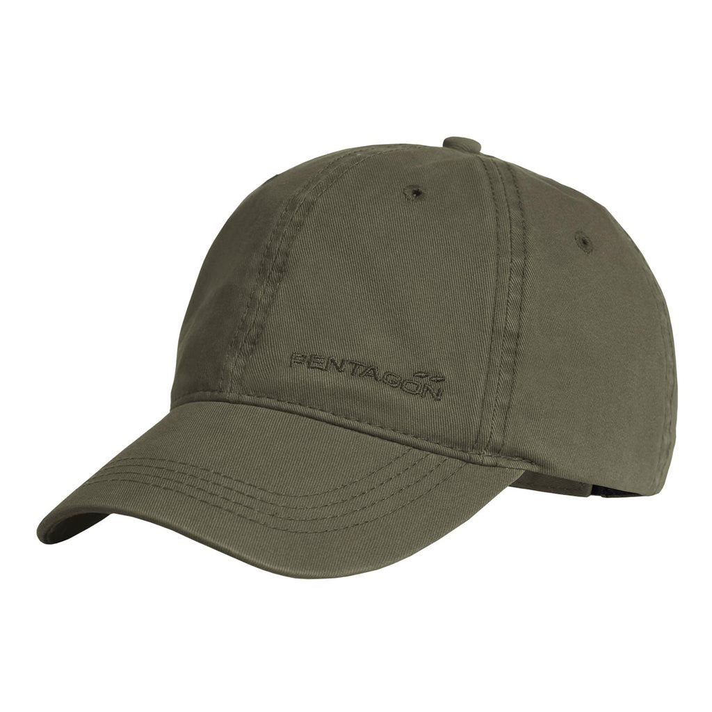 Gorra MIKE TWILL BB Cap Pentagon negra con bordado PENTAGON