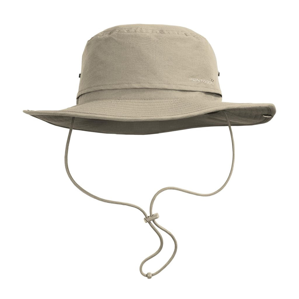 Sombrero ROO Safari KHAKI en color caqui, tejido resistente y diseño safari