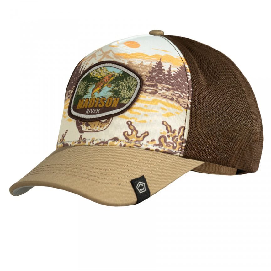 Gorra de béisbol ADVENTURE ANGLER fabricada en kepr de 100% algodón resistente