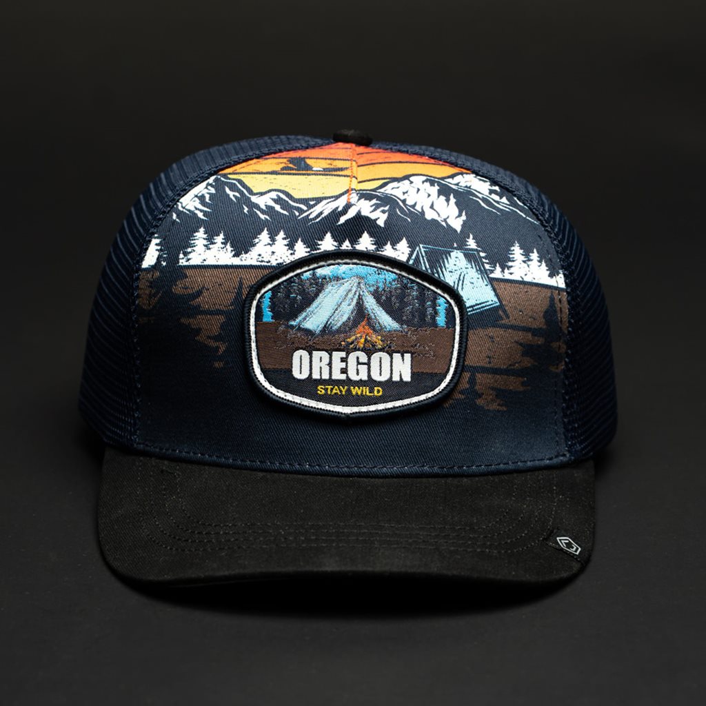Gorra de béisbol ADVENTURE CAMPER en sarga 100% algodón