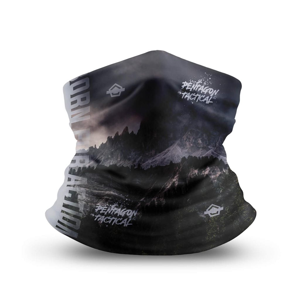Braga de cuello SKIRON MOUNTAIN anatómica, ligera, diseño PENTAGON TACTICAL