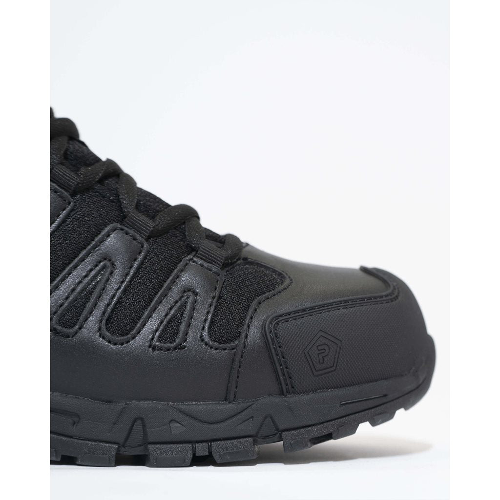 Botas ACHILLES XTR 6" negras, upper nylon 1200D y cuero, diseño táctico