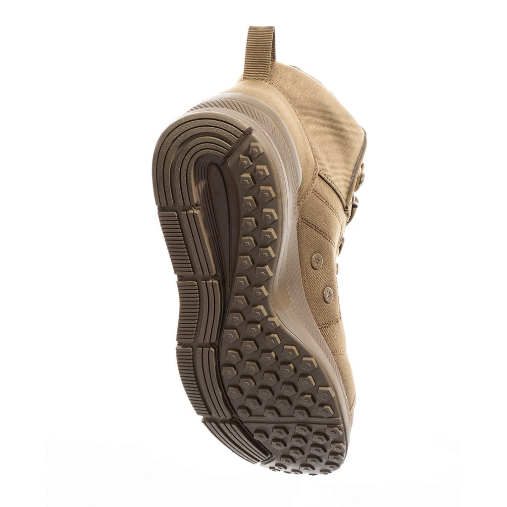 Botines HYBRID 2.0 COYOTE en Cordura 500D, suela de goma según EN 2345 y ASTM®