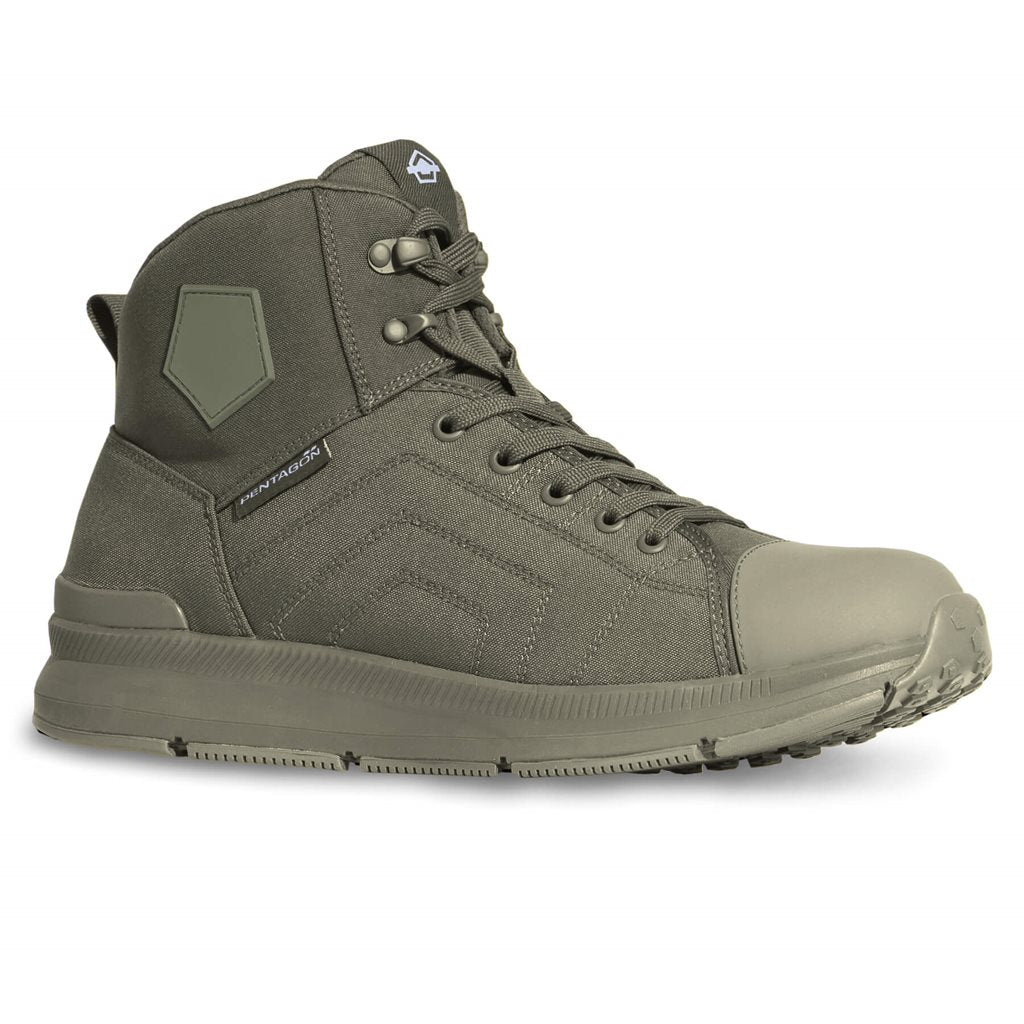 Botines HYBRID 2.0 gris, 500D Cordura con acabado PU y suela de goma certificada
