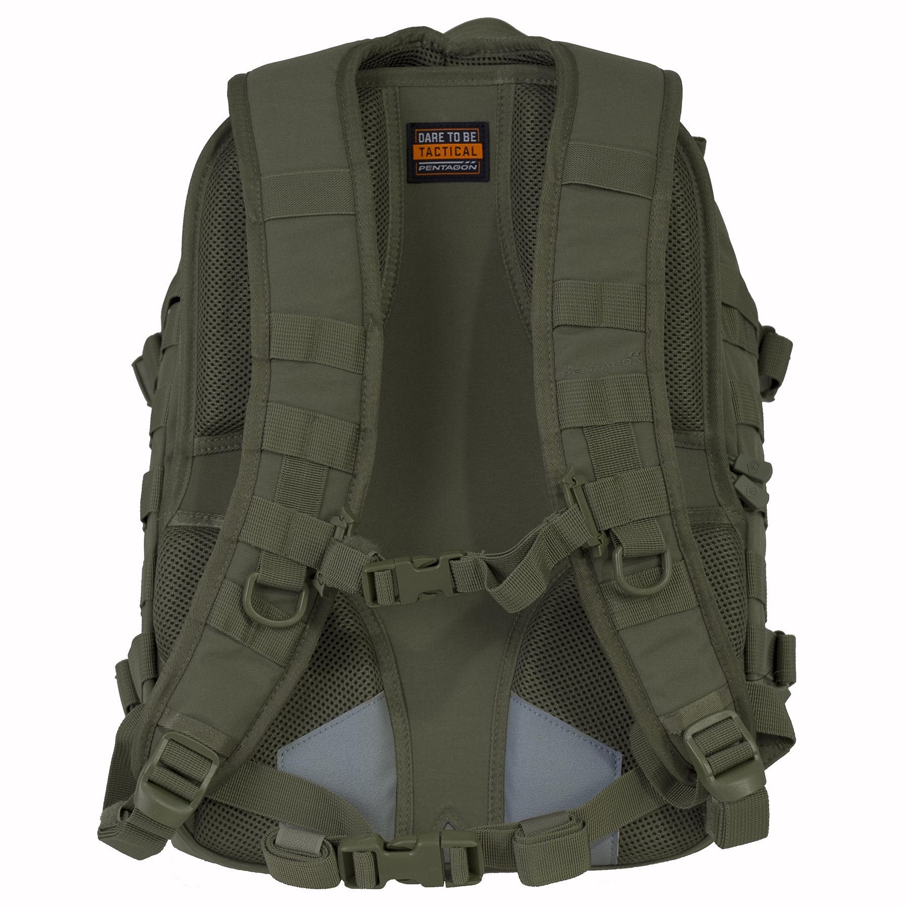 Mochila KYLER 36 L negra PENTAGON TACTICAL en nylon 500D, 2 compartimentos, compatible MOLLE/PALS