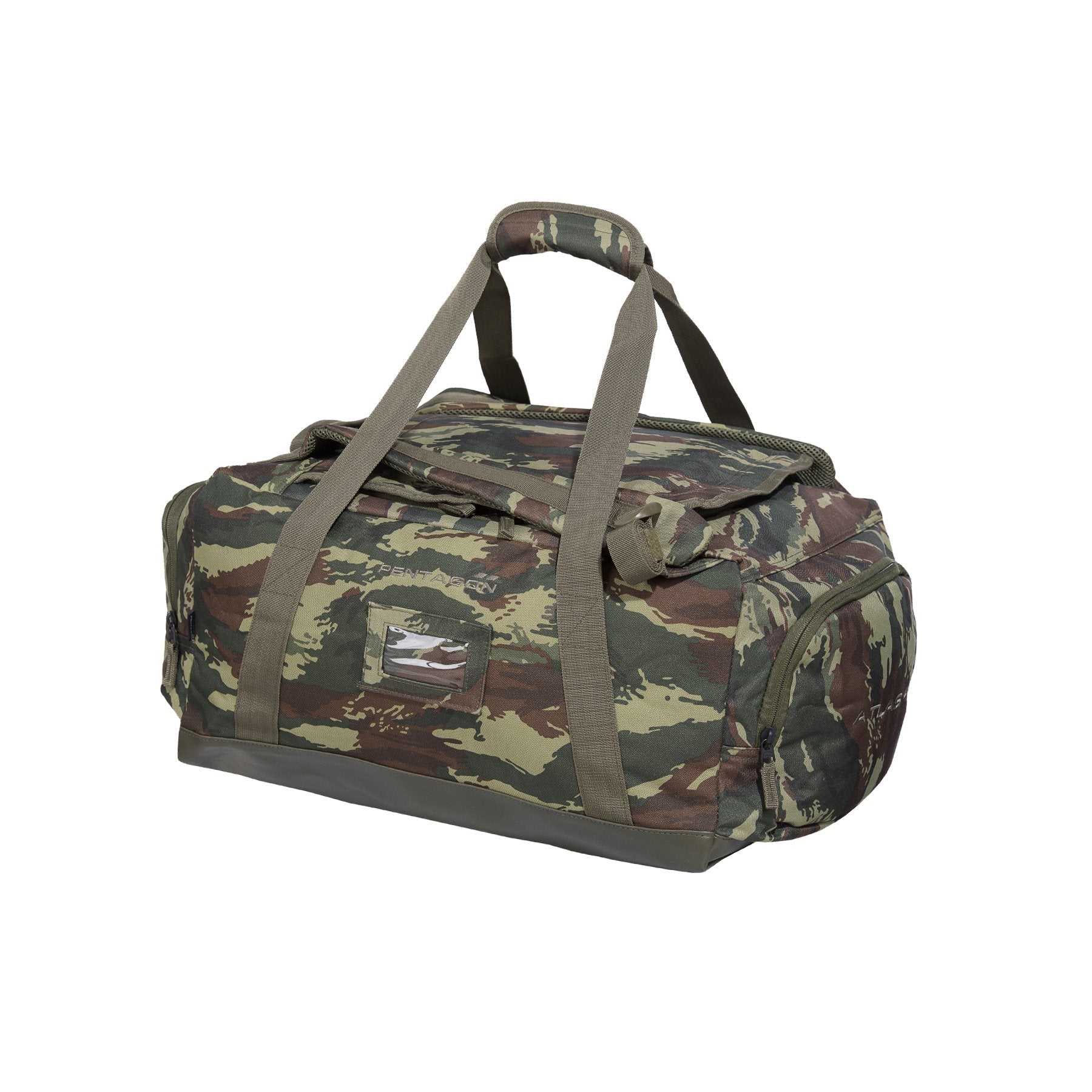 Bolsa de viaje PROMETHEUS 45 l en 600D poliester, cremalleras SBS y hebillas Duraflex, convertible a mochila